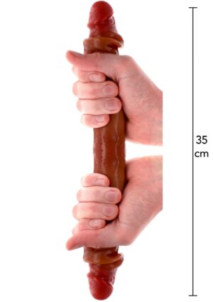 Foreskin Double Dong Silicone 35 cm