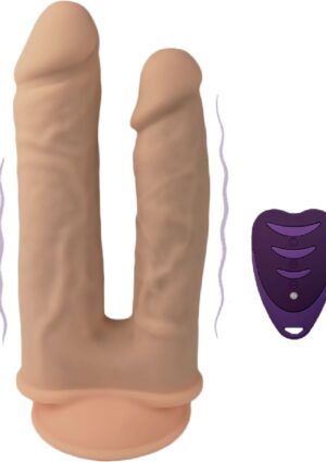 Duo Dildo Vibrating 7+8 inch