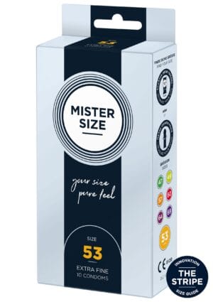 MISTER SIZE 53mm Condoms 10pcs